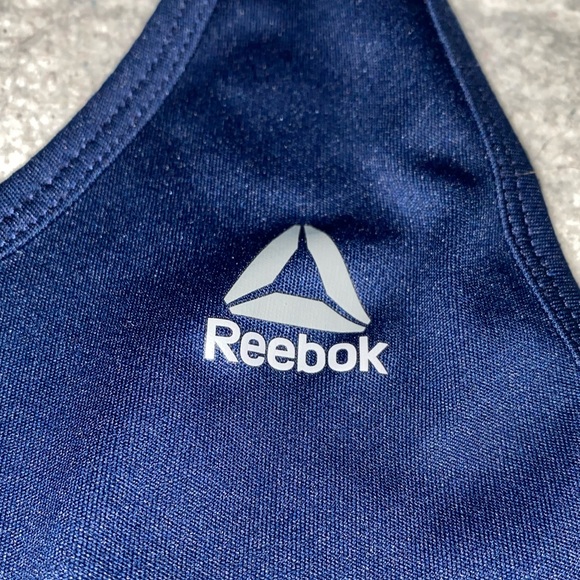 Womens Blue Reebok Racerback Tank - Picture 2 of 4